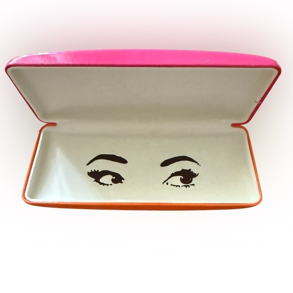 Kate Spade New York Hard Shell Glasses Case – Pink & Orange - Picture 3 of 8